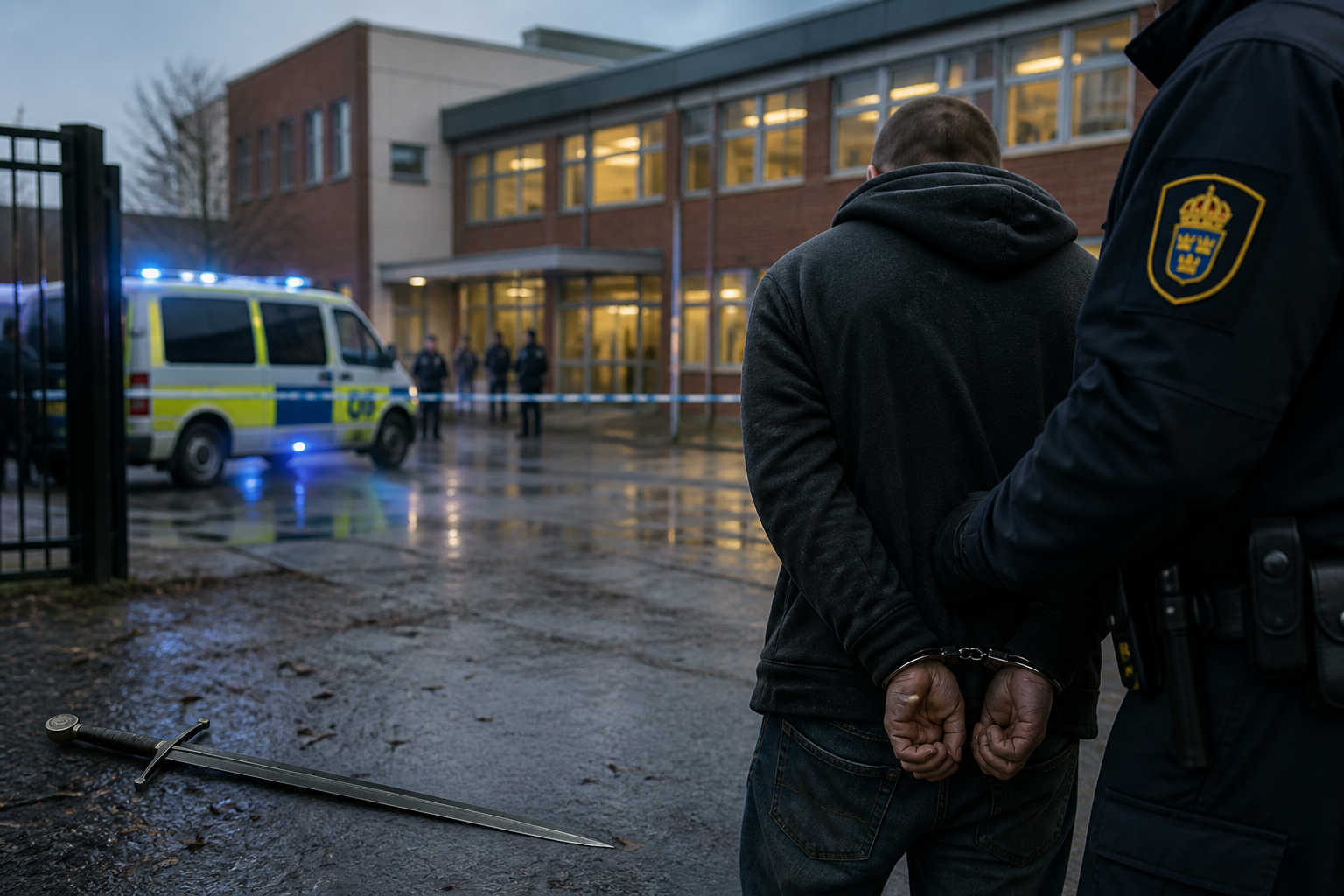 Sword Attack Injures Two Teenagers at Swedish School as Nearby Schools Lock Down