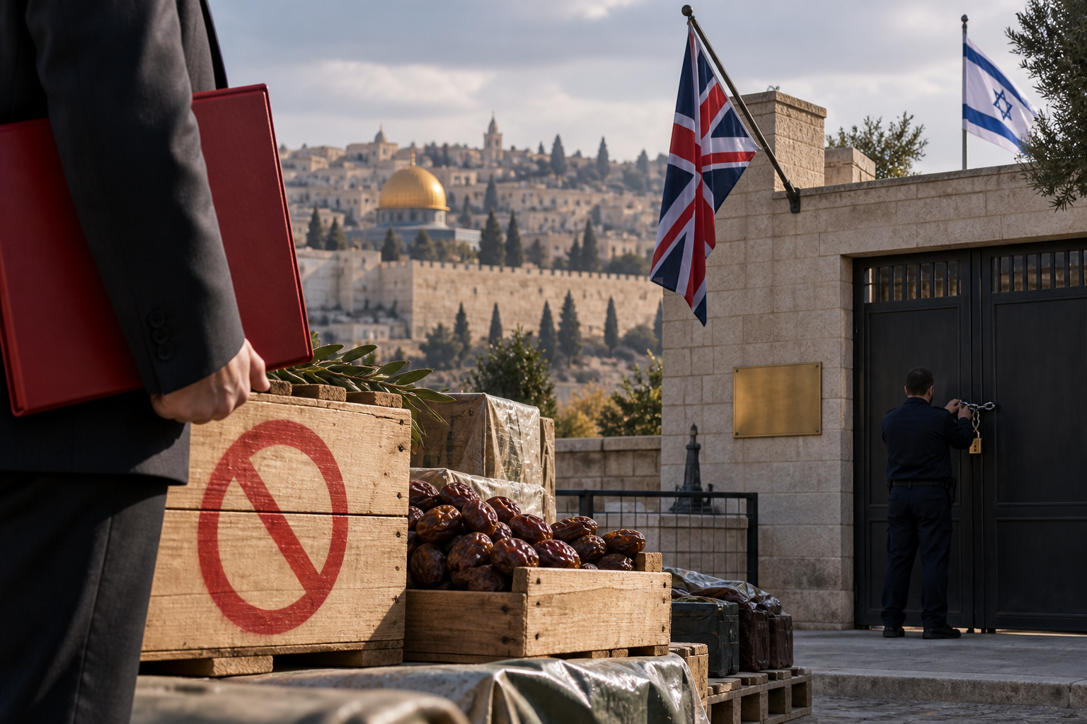 UK Sanctions West Bank Settlements as Israel Shuts Its East Jerusalem Consulate