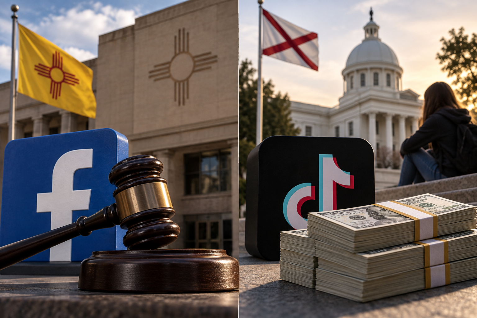 Facebook found liable as TikTok settles for $100m over user safety