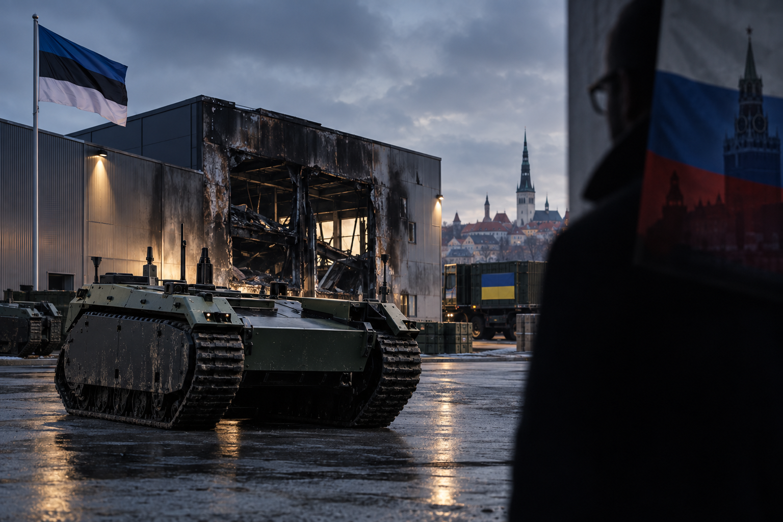 Estonia Accuses Russia of Ordering Milrem Robotics Arson