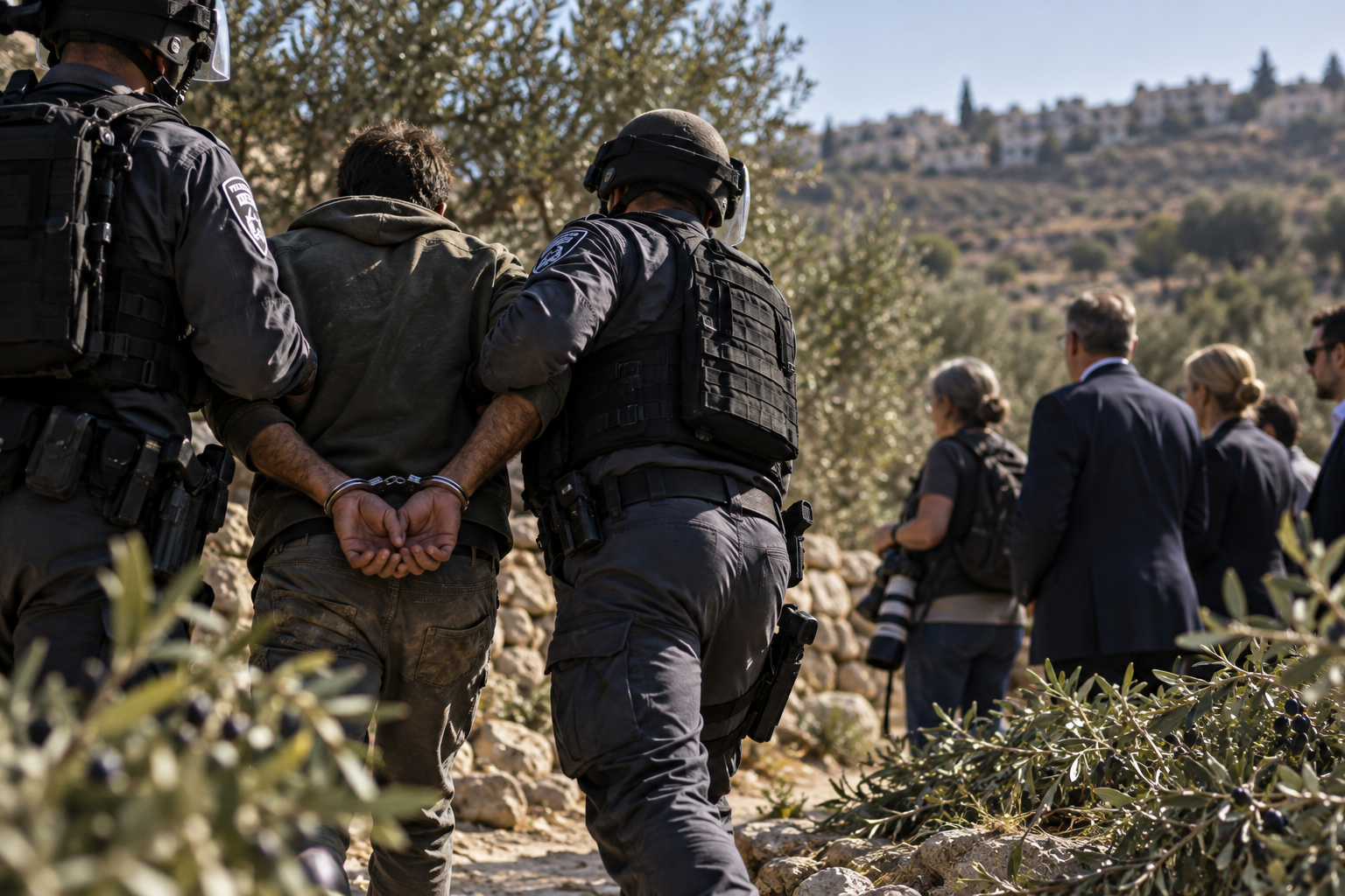 Israeli Police Arrest 10 After Settler Attacks on Journalist and Diplomats
