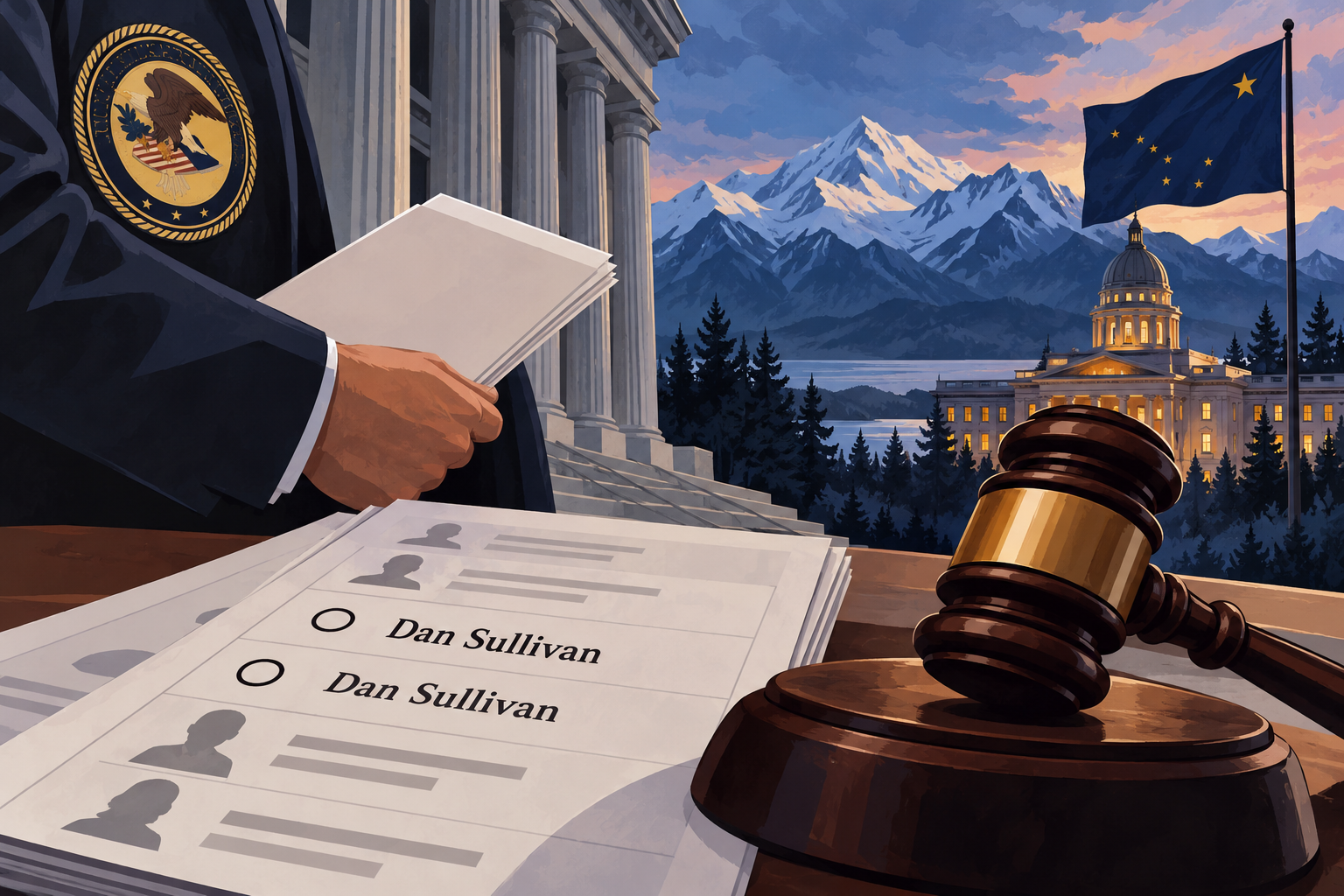 DOJ Seeks to Block Alaska Senate Certification if Dan Sullivan Loses